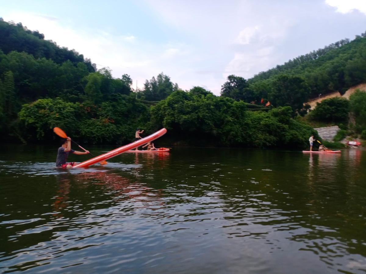 Gió Lào Eco Lodge - Đảo chè Thanh Chương Trai Do Esterno foto