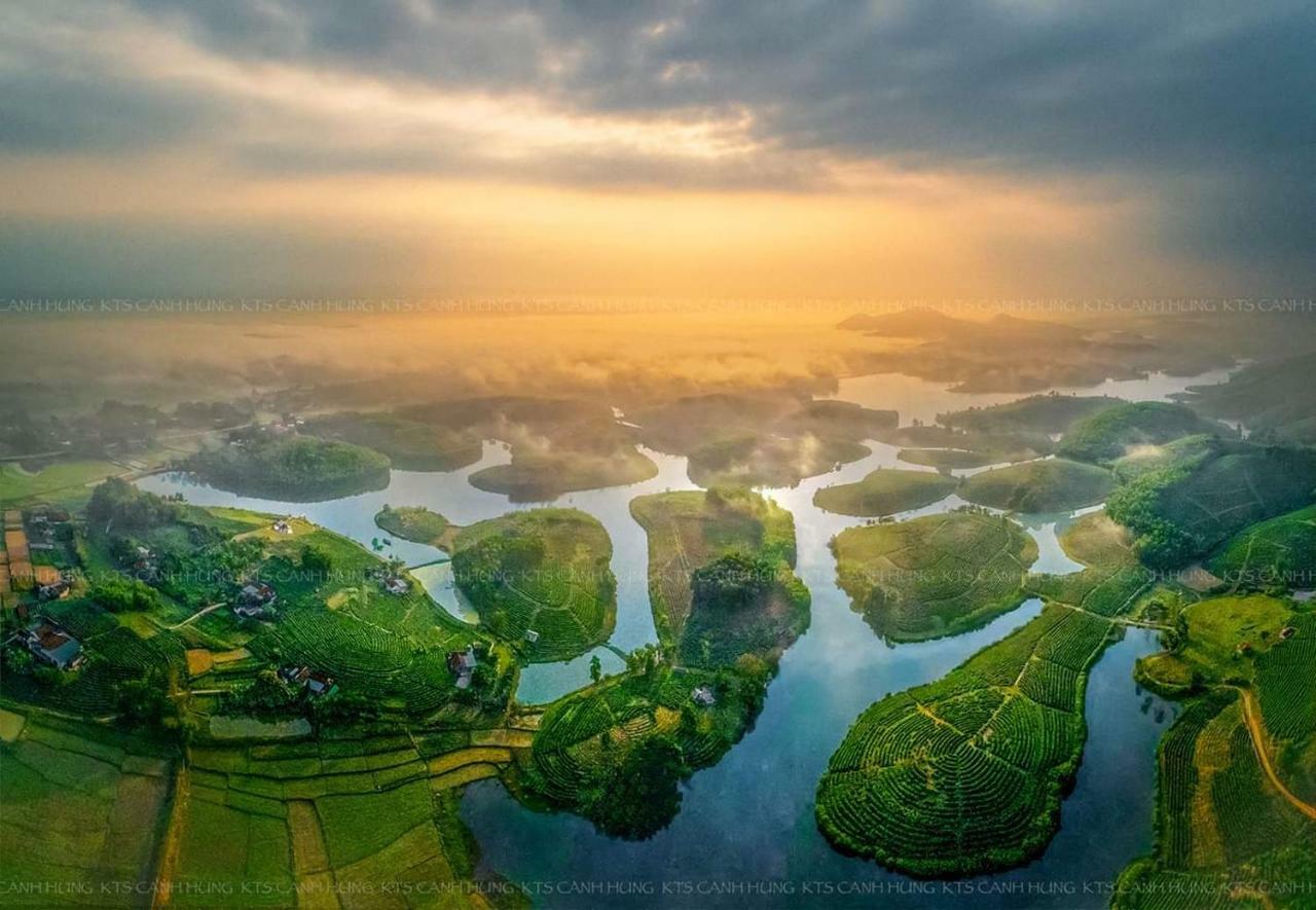 Gió Lào Eco Lodge - Đảo chè Thanh Chương Trai Do Esterno foto
