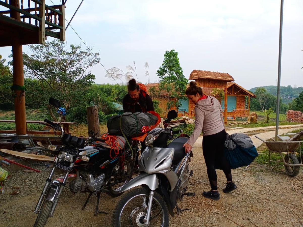 Gió Lào Eco Lodge - Đảo chè Thanh Chương Trai Do Esterno foto